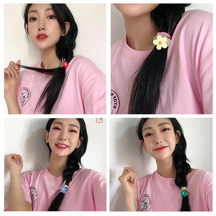 Set cột tóc 5 cái hoa HOT TREND 5 màu