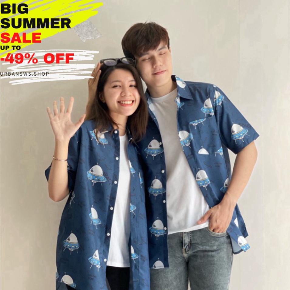 (SALE OFF) Áo Sơ Mi Lụa Mềm Mịn, In 3D, Form Rộng, Unisex, Bắt Trending Cho Các Bạn Trẻ