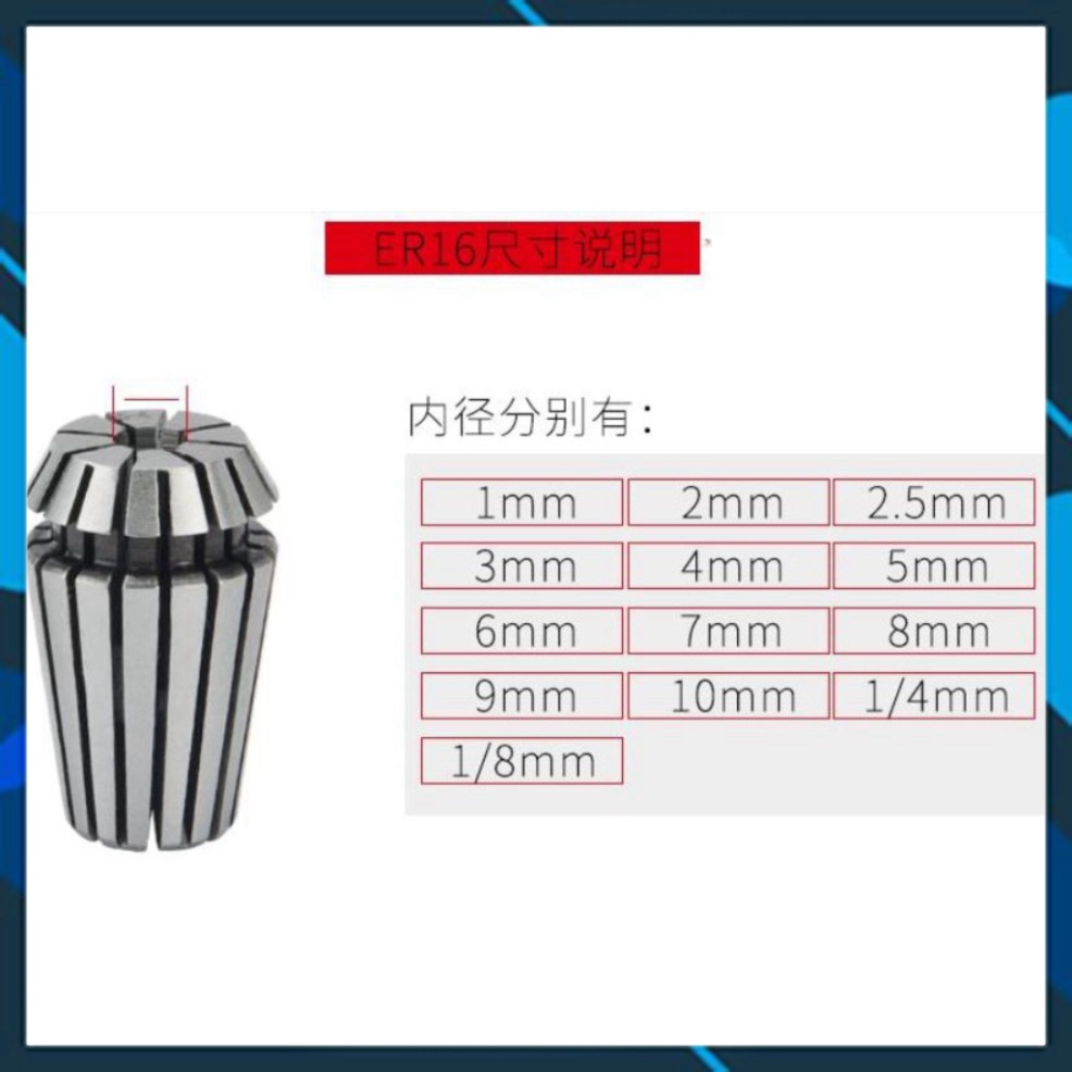 Đầu kẹp mũi CNC  cho ER11, ER16, ER20