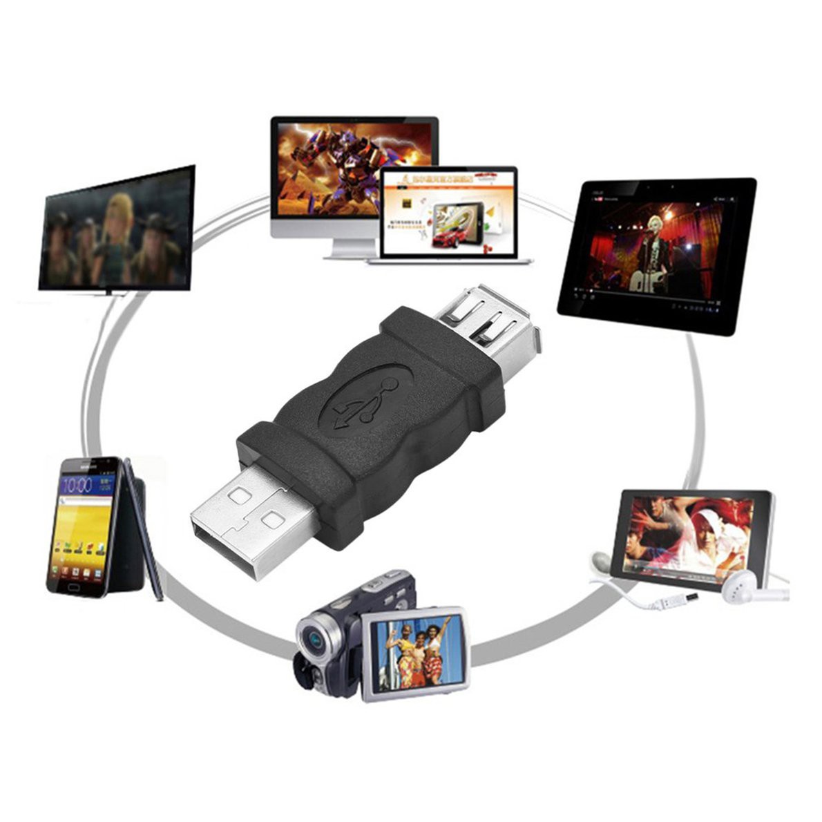 Adapter Chuyển Đổi Firewire Ieee 1394 6 Pin Female Sang Usb Type A Male | BigBuy360 - bigbuy360.vn