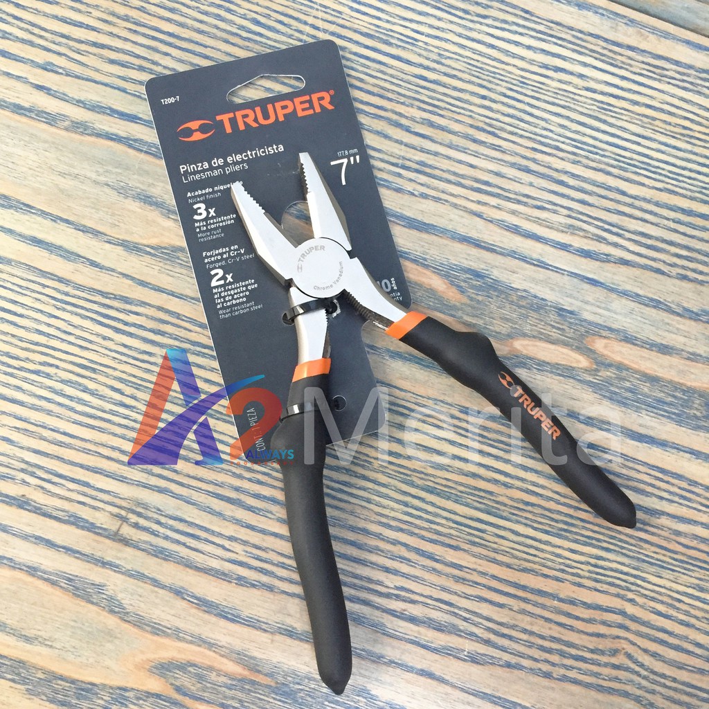 Kềm răng 7"(175mm) Truper 17307 (T200-7)