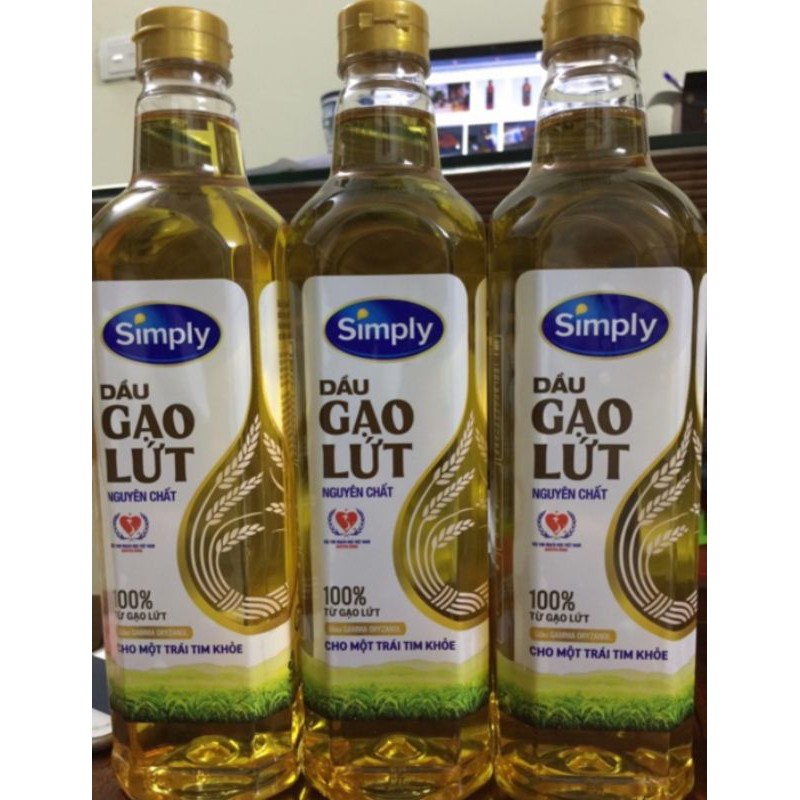 Dầu Gạo Lứt Simply 1 lít