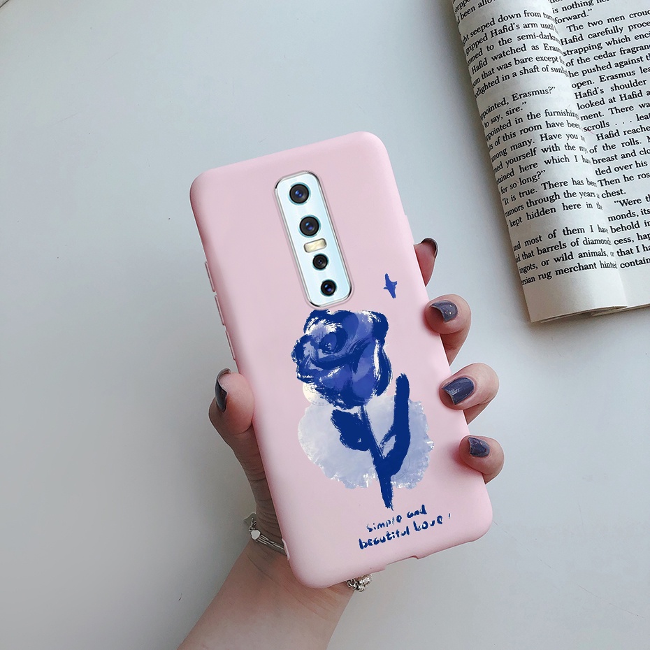 Ốp Điện Thoại TPU Silicone Mềm Hình Mèo Xinh Xắn Cho VIVO V17 Pro 1910