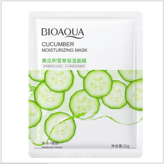 Mặt nạ giấy trái cây dưỡng trắng cấp ẩm giảm mụn mask nội đia cao cấp BIOAQUA thiên nhiên