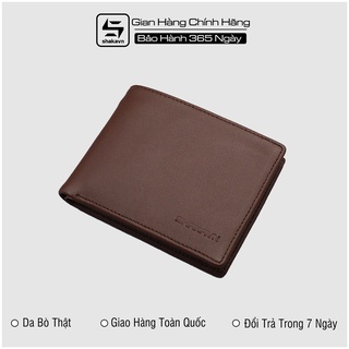 Ví nam da bò thật cao cấp cầm tay nhiều ngăn Shakavn SVB122N