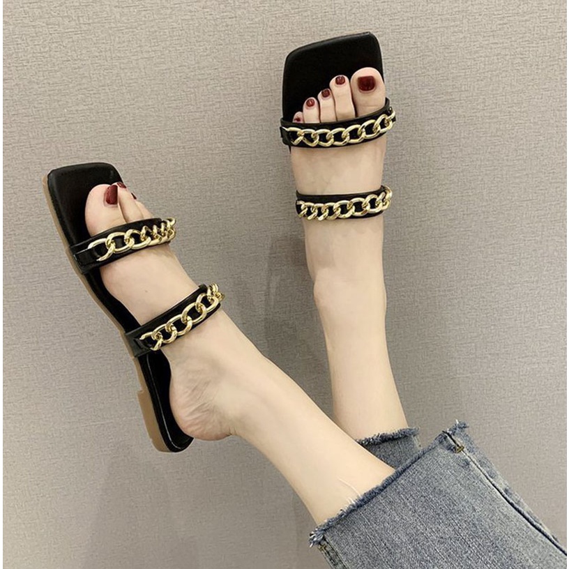 Big Size 35-43 Dép nữ không trượt nhiều màu thời trang