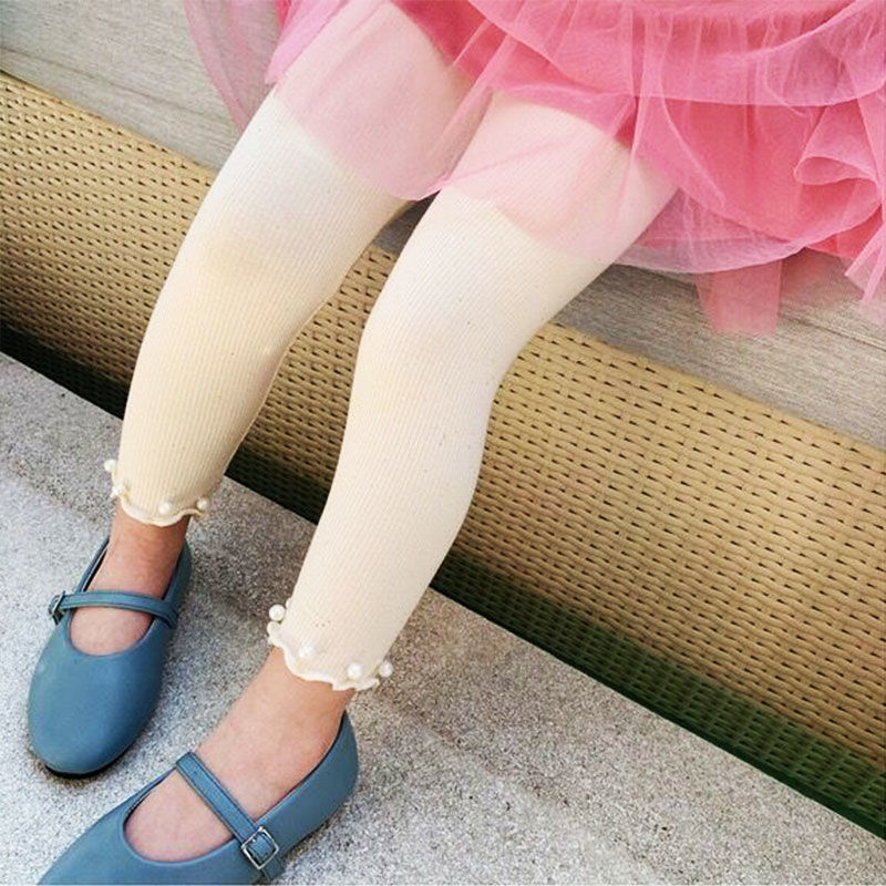 Quần Legging Cotton Mềm Mại Cho Bé Gái Sơ Sinh