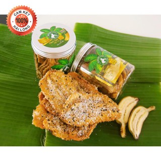 Chuối Xiêm Sấy Dẻo phủ thêm lớp Dừa, Mè đen Cocofarm