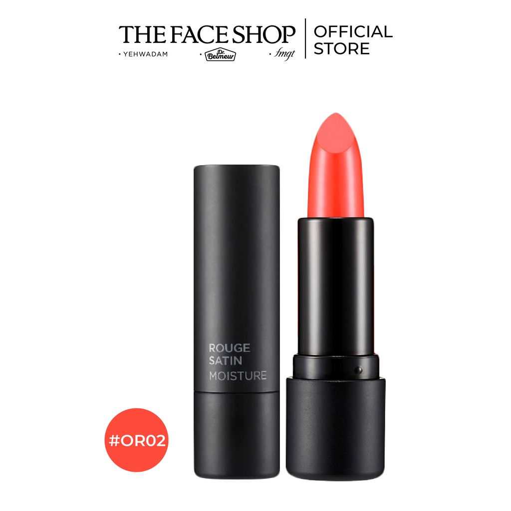 Son Môi Trang Điểm TheFaceShop Rouge Satin Moisture 3.6g