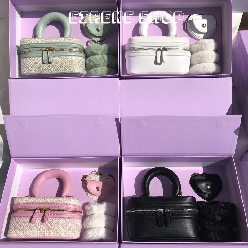 Set 3 món túi xách nữ dạng cốp set túi trái tim siêu hot