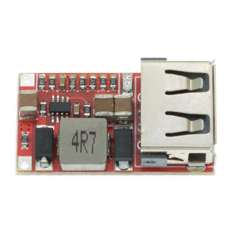 Mô Đun Hạ Áp 6-24V 24V 12V Sang 5V USB DC-DC Hiệu Quả 97.5% Dành Cho Xe Hơi