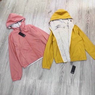 Áo gió nữ lót nỉ cotton