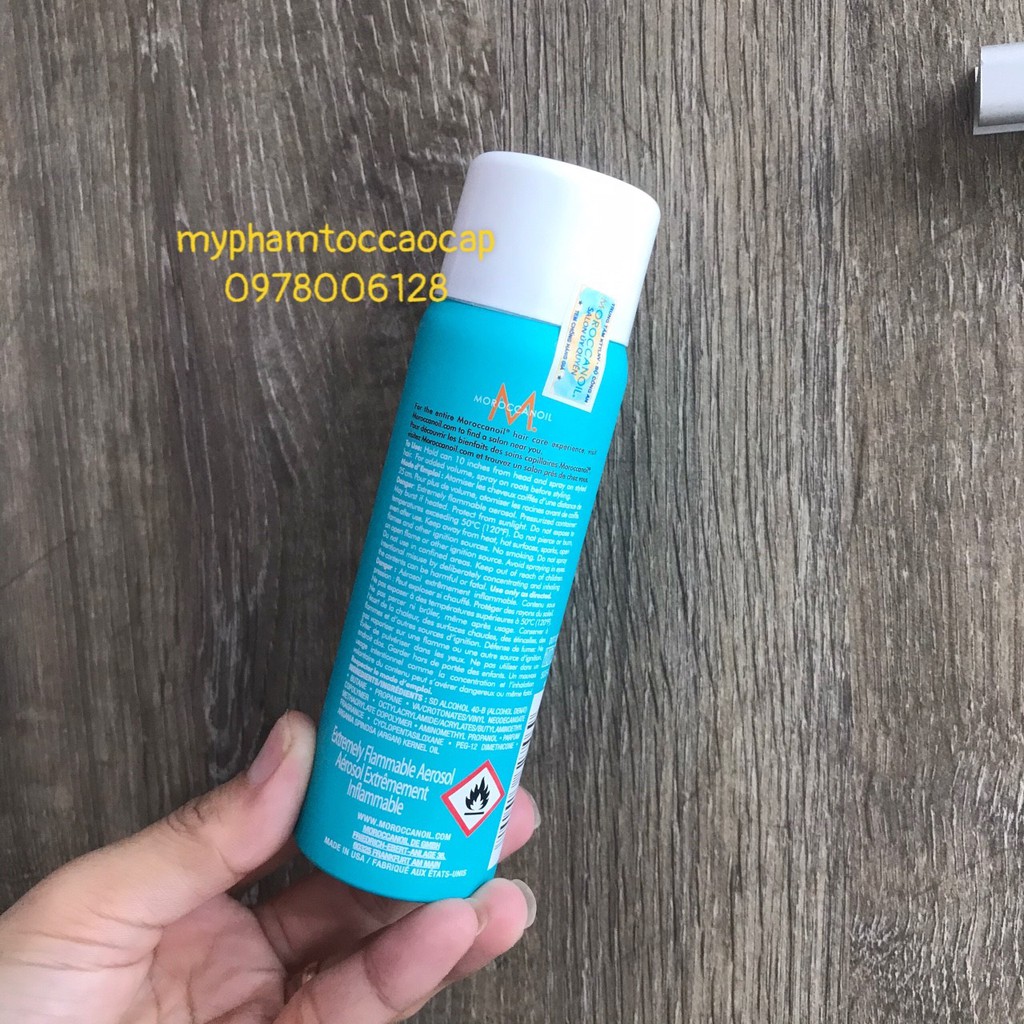 #moroccanoi_chính_hãng_100% Gôm xịt giữ nếp linh hoạt Moroccanoil Luminous Hairspray