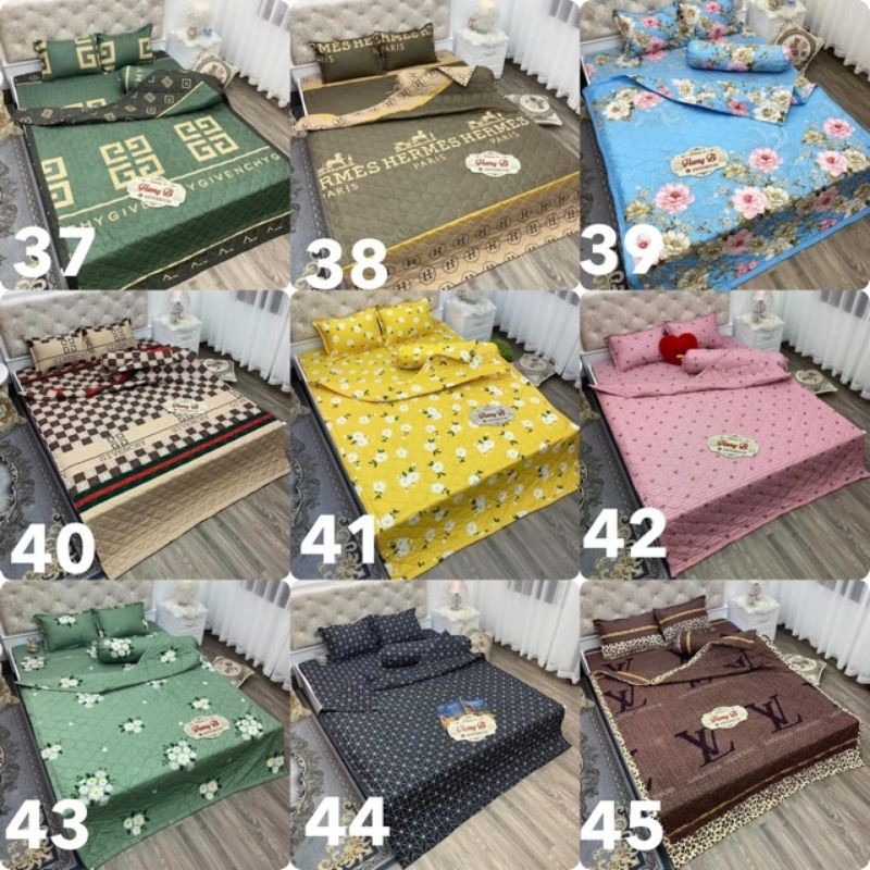 Bộ ga gối poly cotton nhiều mẫu lựa chọn mới nhất năm 2020 đẹp suất sắc đầy đủ kích thước mẫu đủ màu sắc