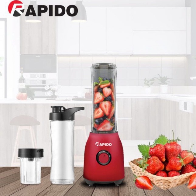 Máy xay sinh tố Rapido RB-300M -Thiết kế 2 trong 1