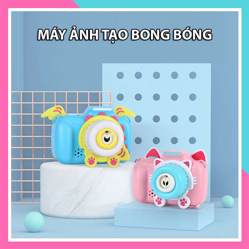 Máy Ảnh Bắn Bong Bóng đồ chơi lôi cuốn cho cả bé trai và bé gái