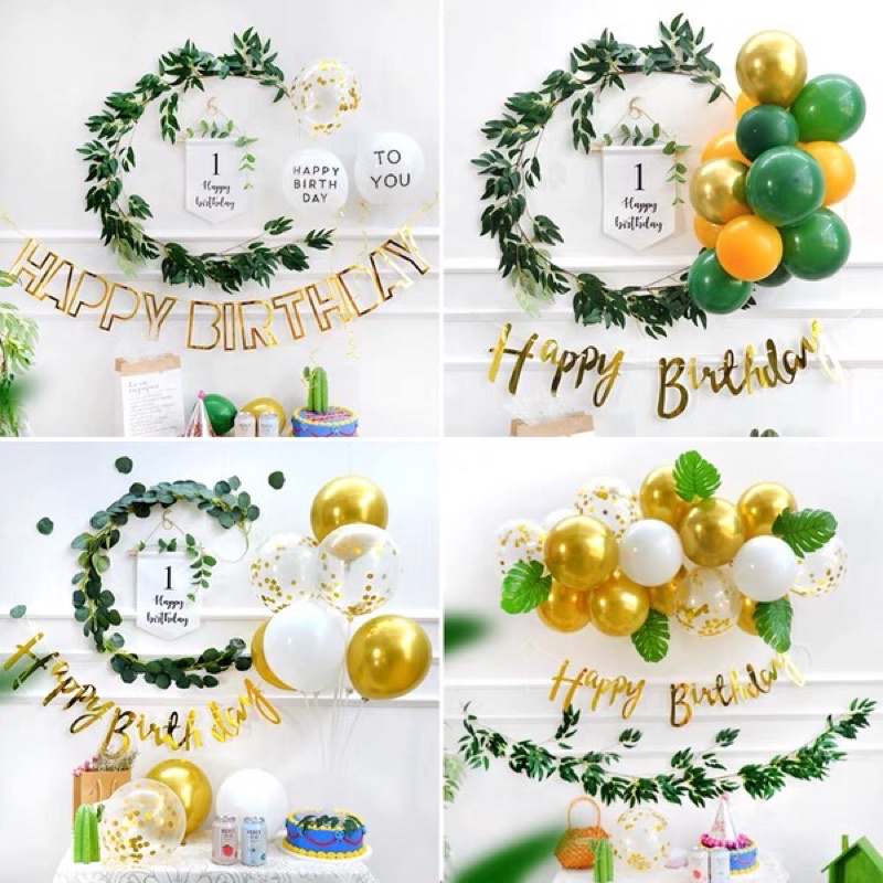 Sét bóng trang trí phong cách KOREA