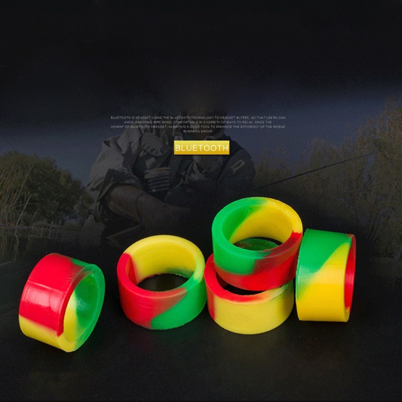 QQ Vòng Chặn Cần Câu Cá Bằng Silicone Chống Trượt Tiện Dụng