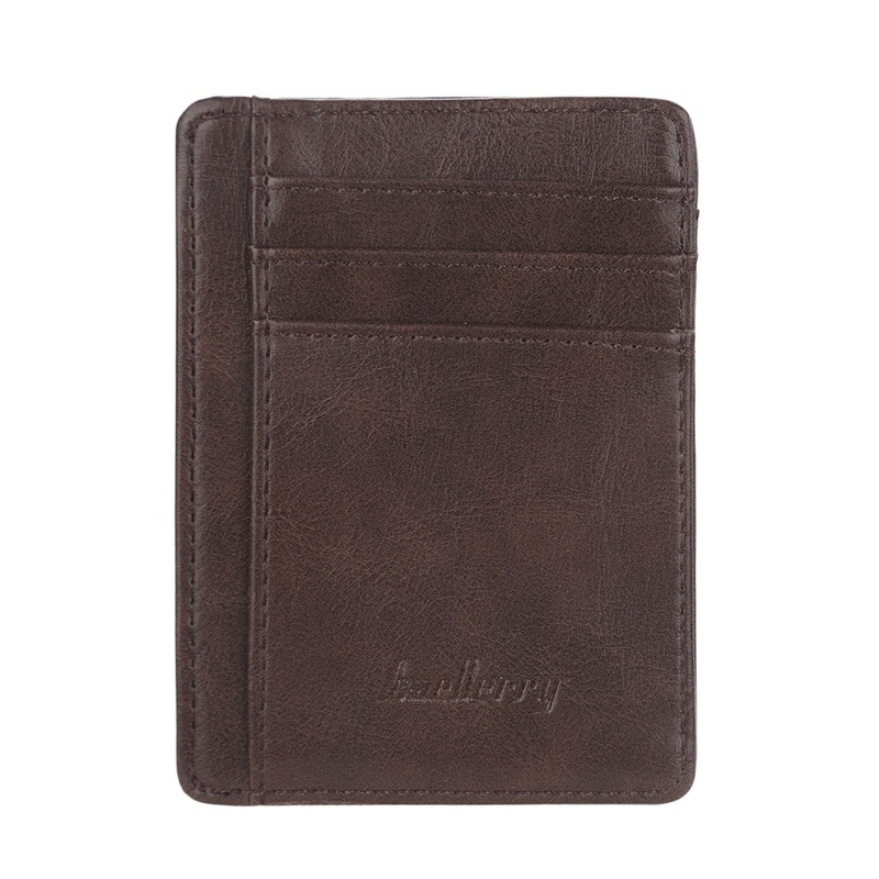 Ví Da PU Siêu Mỏng Có Ngăn Đựng Thẻ Dành Cho Nam Và Nữ