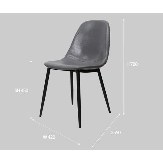 Ghế Eames Da Bò, Ghế Eames Bọc Da chân Sắt Cao Cấp