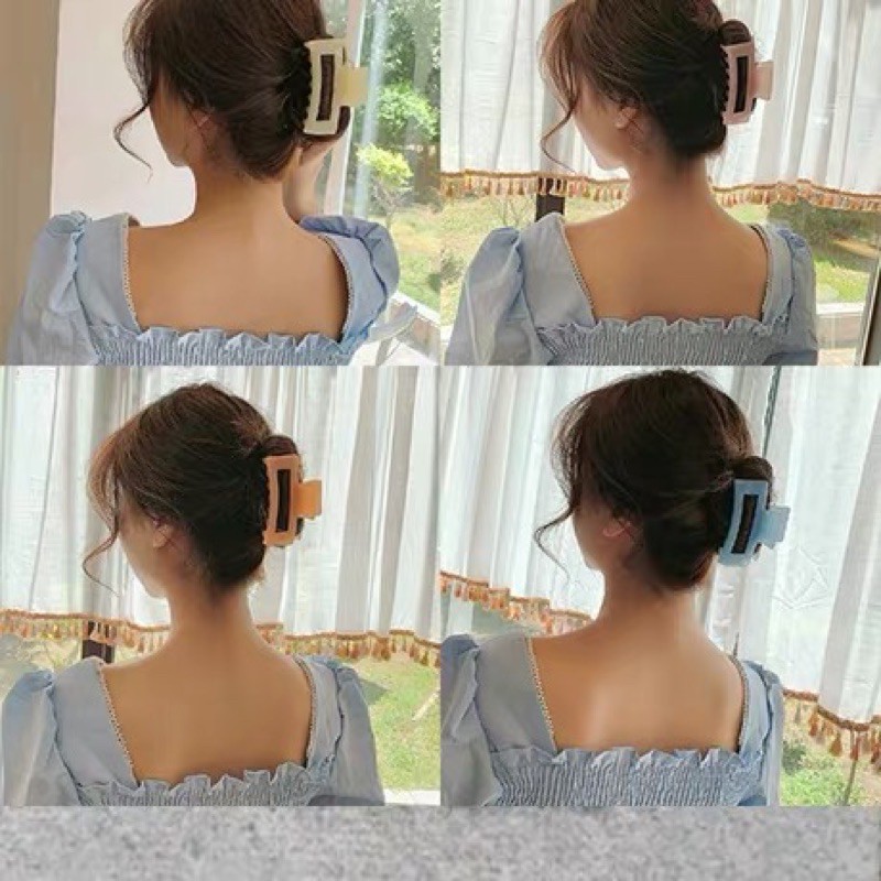 Kẹp tóc gắp nhựa style Hàn quốc