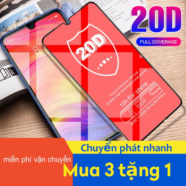 Kính Cường Lực Bảo Vệ Toàn Màn Hình 20d Cho Huawei Y5 Y5P Y6 Y6P Y6S Y7 Y8 Y9 Y9S 2017 2018 2019 2020 Pro Prime