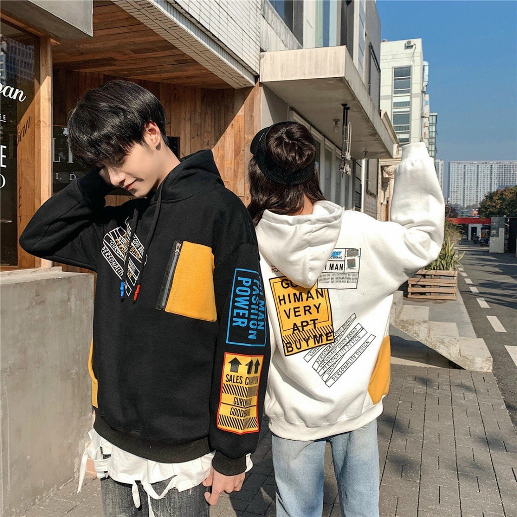 Áo Hoodie Nón Chui Trùm Đầu Nữ Nam Unisex Chất Vải Nỉ Poly Túi Bên Hông WAH082NO