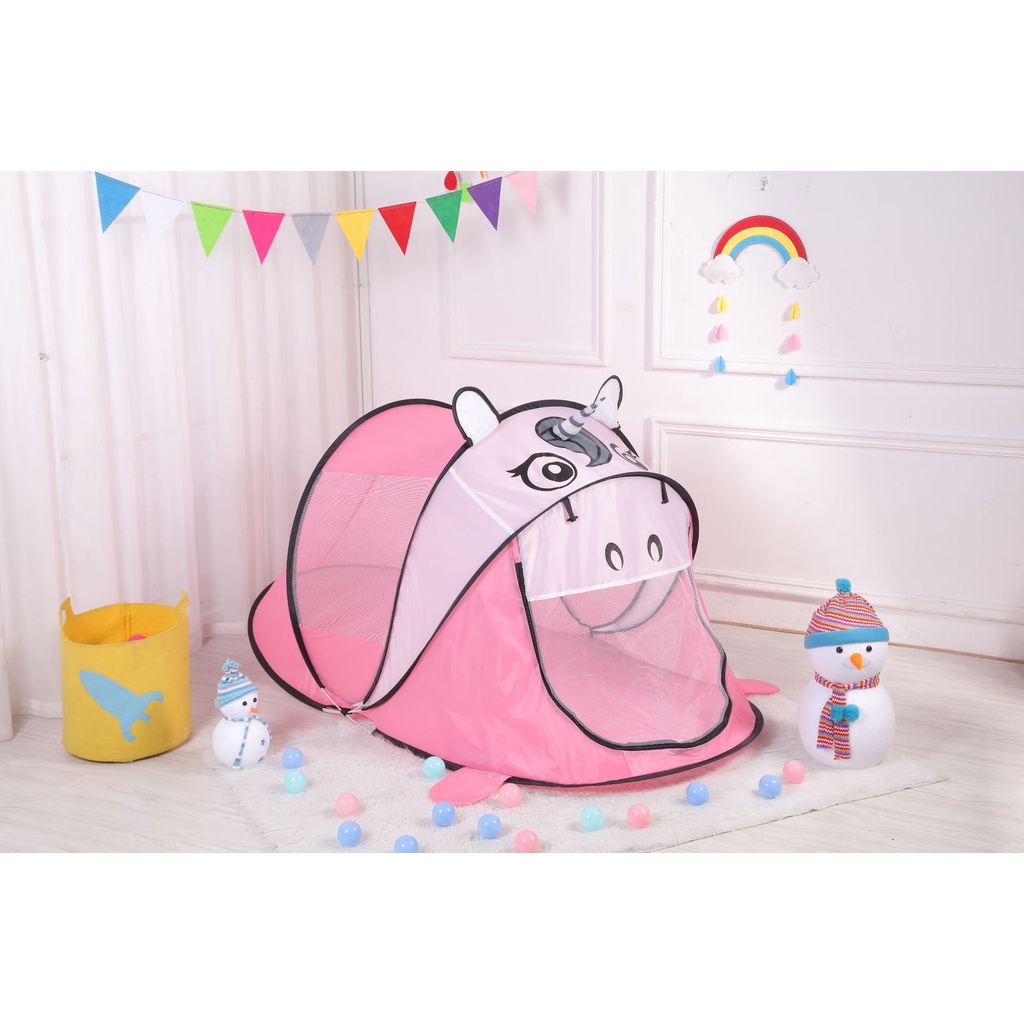 [TẶNG ĐÈN NHÁY] Lều cho bé, Lều công chúa hoàng tử loại tự bung S2  Vải dù siêu bền ⭐ Khung nhựa ABS siêu chắc chắn