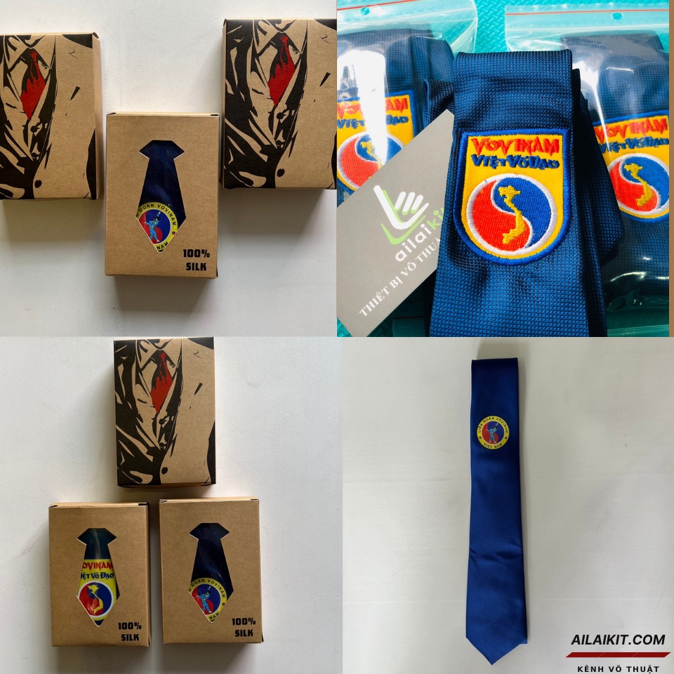 {Cà Vạt Vovinam } dùng khi làm trọng tài, hoặc đi Họp Hội Nghị ailaikit