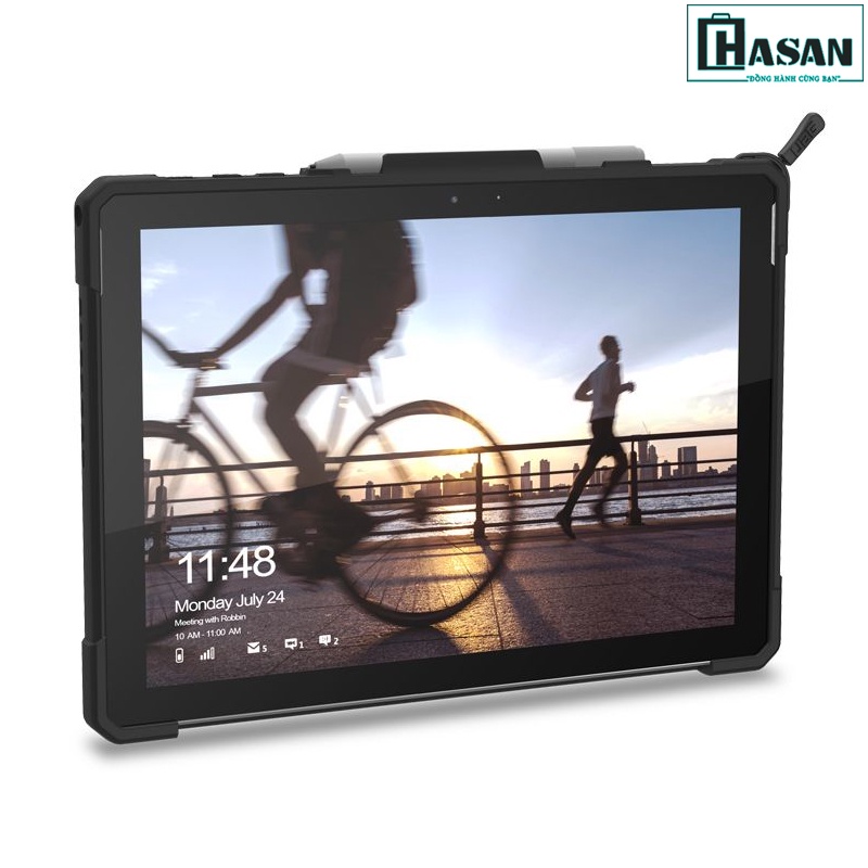 Ốp Lưng Microsoft Surface Pro 7/6/5/4 chính hãng UAG dòng Plasma Có Dây Đeo Vai Và Tay