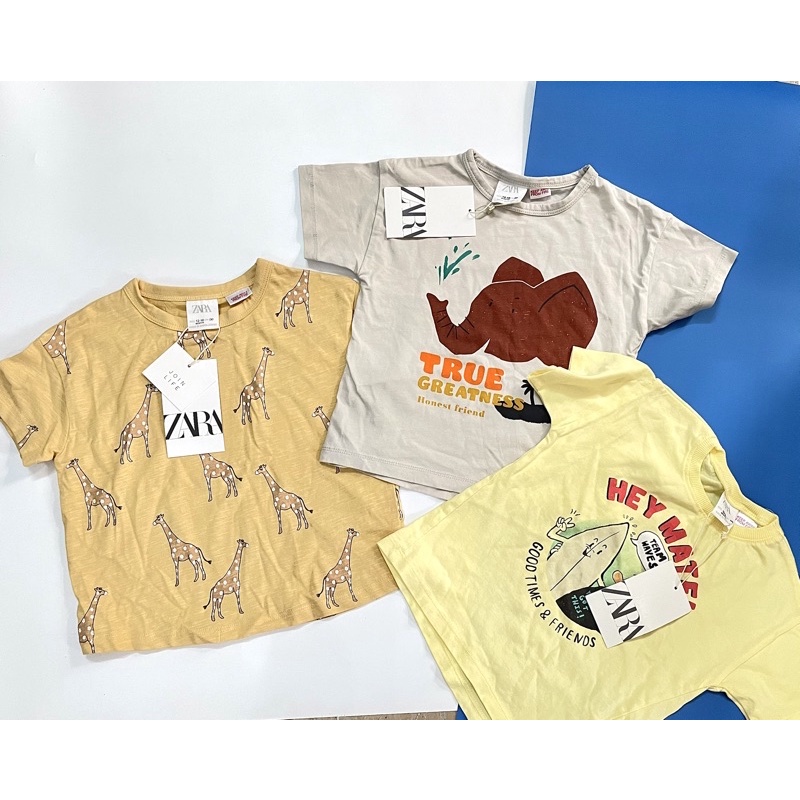 Áo phông Zara bé trai sz 12/18 giá sale