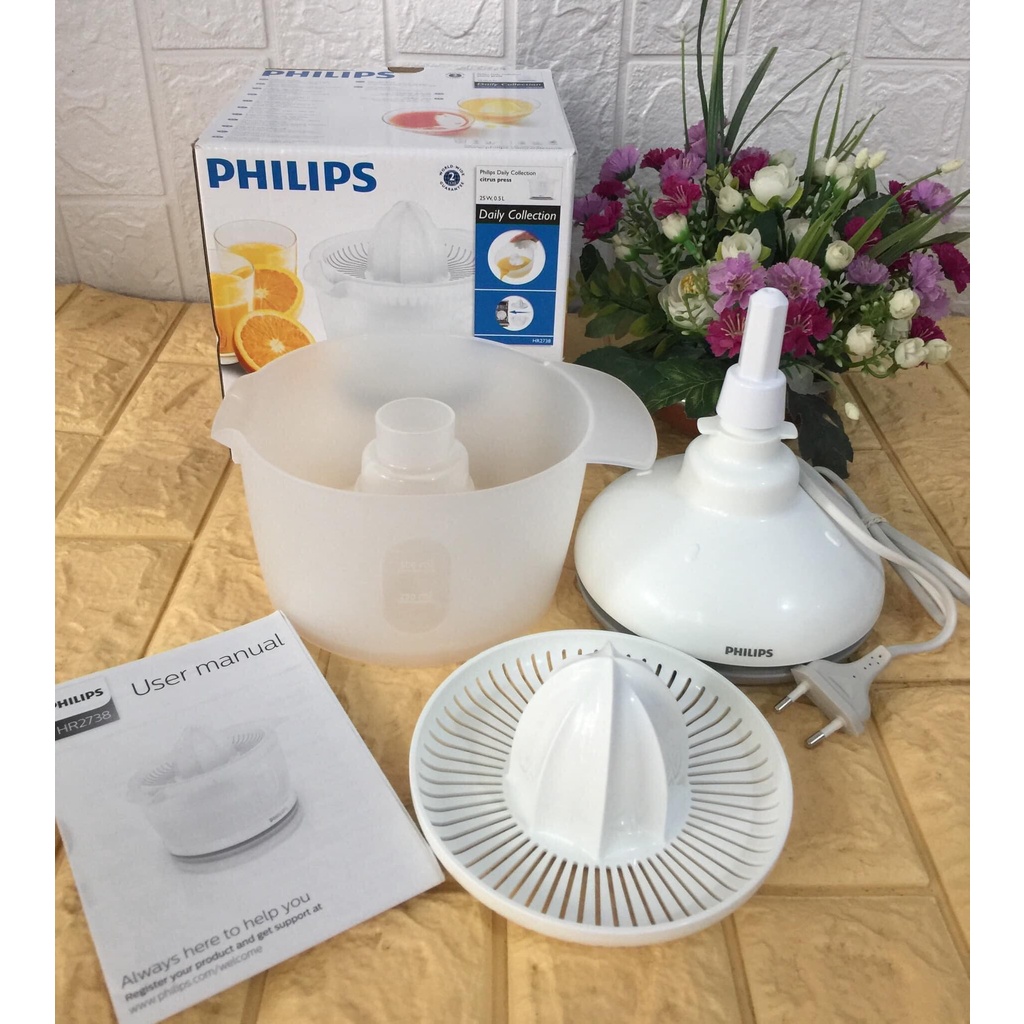 Máy vắt cam Châu Âu Philips HR2738 bảo hành 2 năm