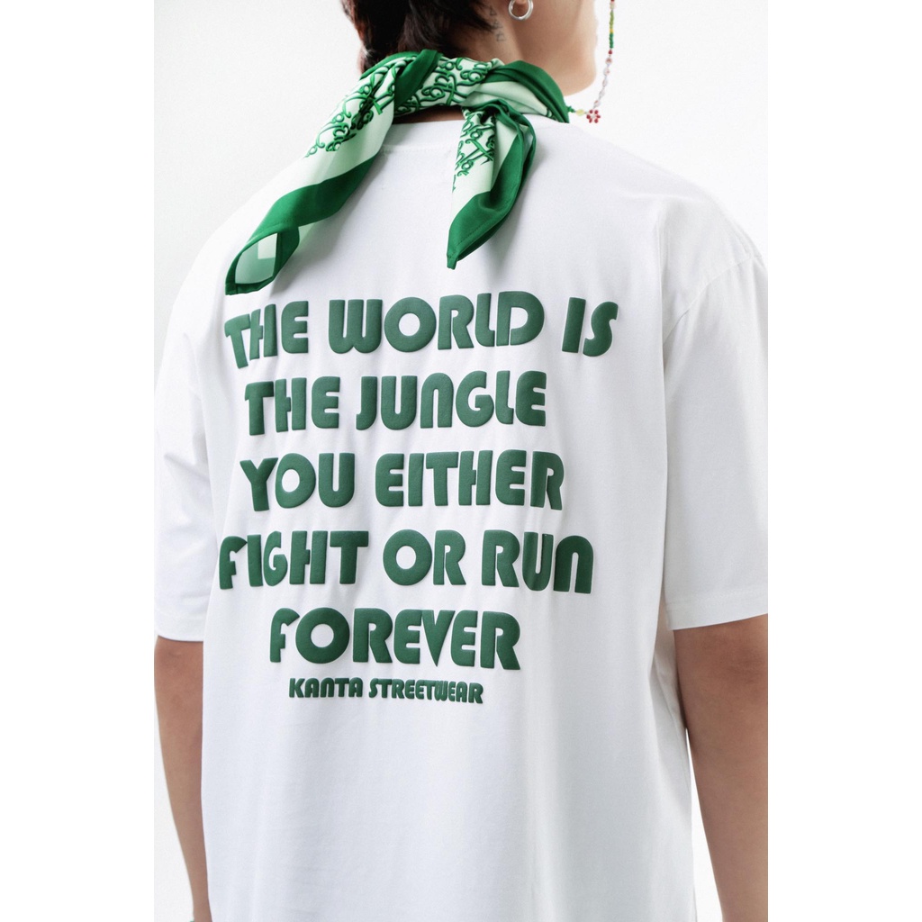 Big Jungle White Tee