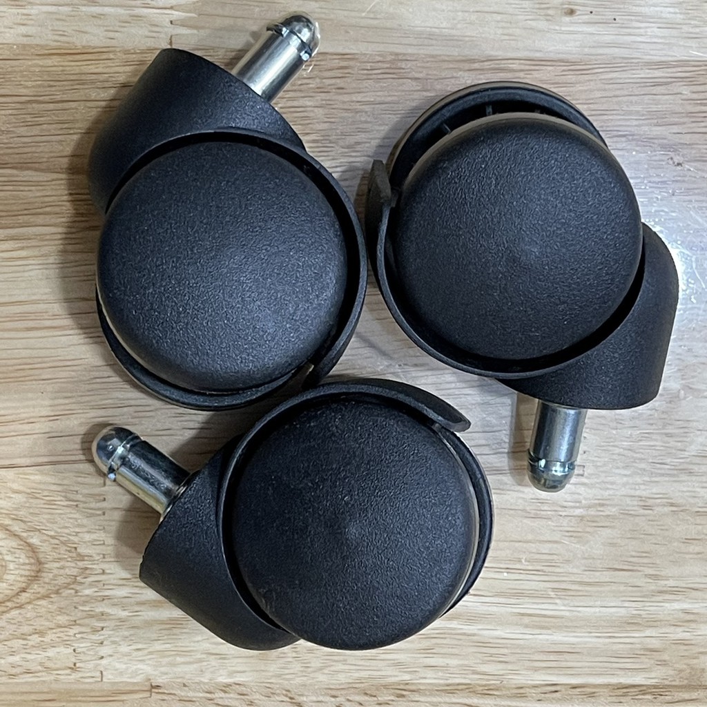 Bánh xe ghế xoay - Bánh xe di chuyển lắp cho các ghế chân xoay dòng phổ thông