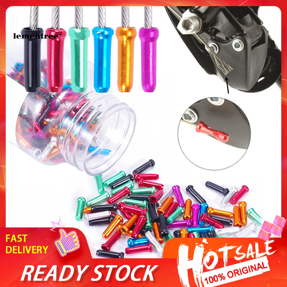 Set 50 nắp bịt đầu cáp phanh xe đạp