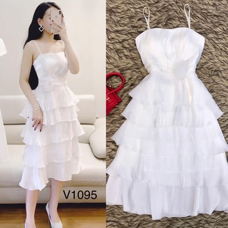 Váy xòe nhiều tầng V1095 💖FREESHIP💖 Giảm 20K Khi Nhập [ GIAH20k]- Đẹp Shop DVC