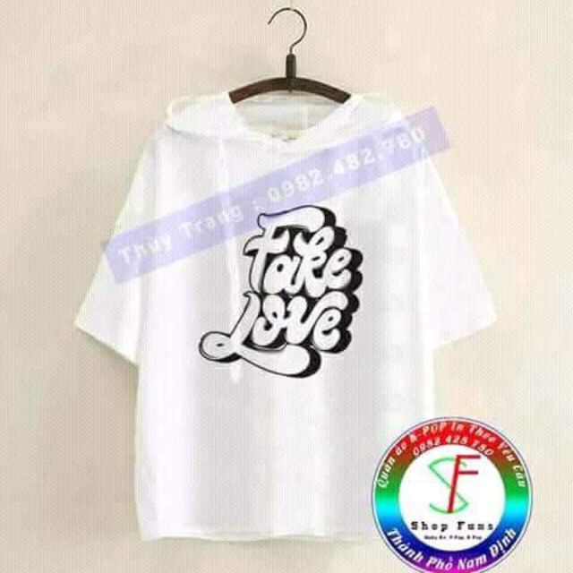 Áo BTS hoodie Fake Love