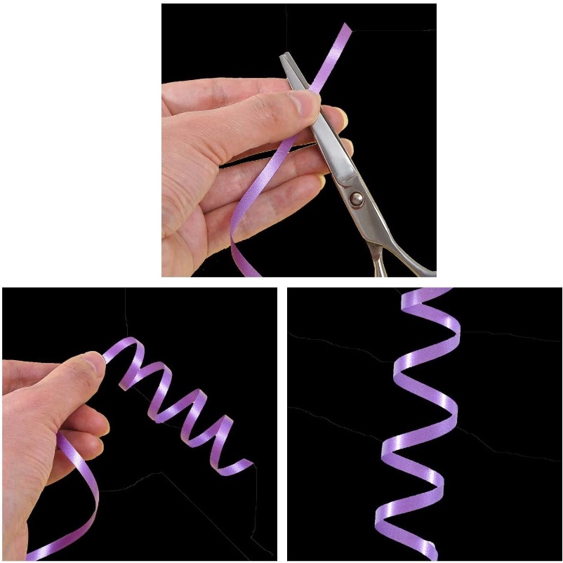 1 Cuộn Dây Ruy Băng Lá Nhôm 5mm 10m Trang Trí Bong Bóng