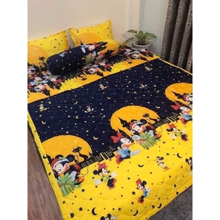 Bộ gra giường 5 món ẢNH THẬT shop chụp