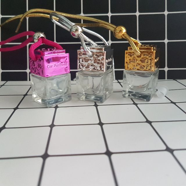 Vỏ chai chiết tinh dầu treo xe hơi - chai treo xe hàng đẹp