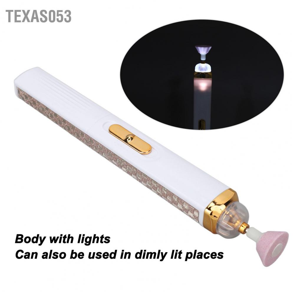 [Hàng mới về] Máy Mài Móng Mini Cầm Tay điện không dây 2 tốc độ usb có thể sạc lại【Texas053】