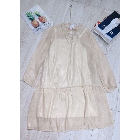 Set váy tiểu thư 2 món dễ thương.Váy suông babydoll phối váy 2 dây suông xinh xắn.Đầm công chúa