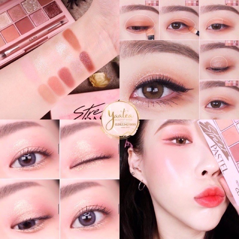 Bảng phấn mắt CLIO Street Pastel Pro Eye Palette | BigBuy360 - bigbuy360.vn