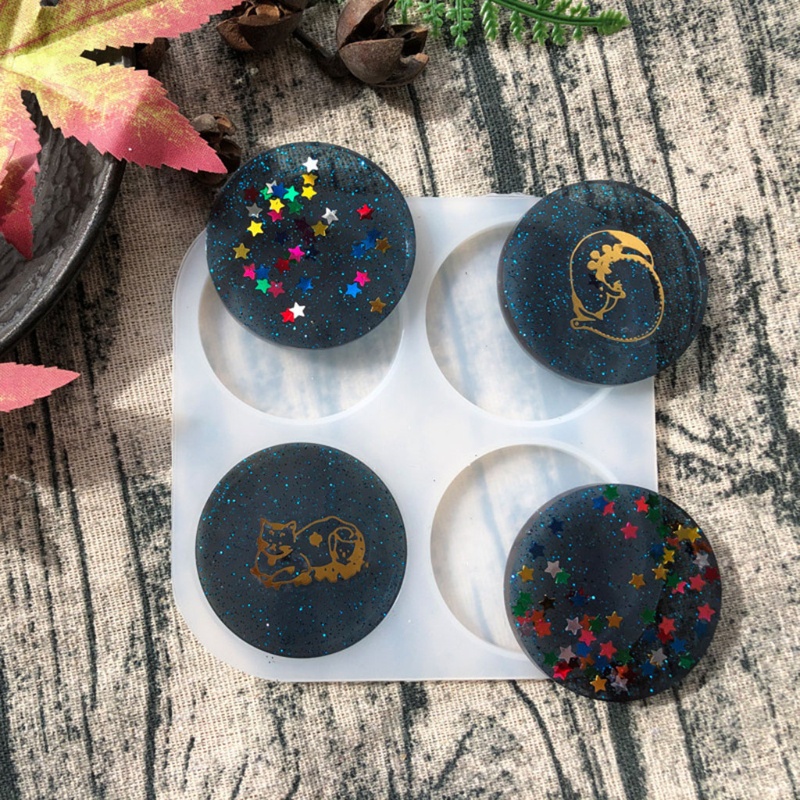 Khuôn Làm Giá Đỡ Điện Thoại Hình Tròn Bằng Nhựa Resin