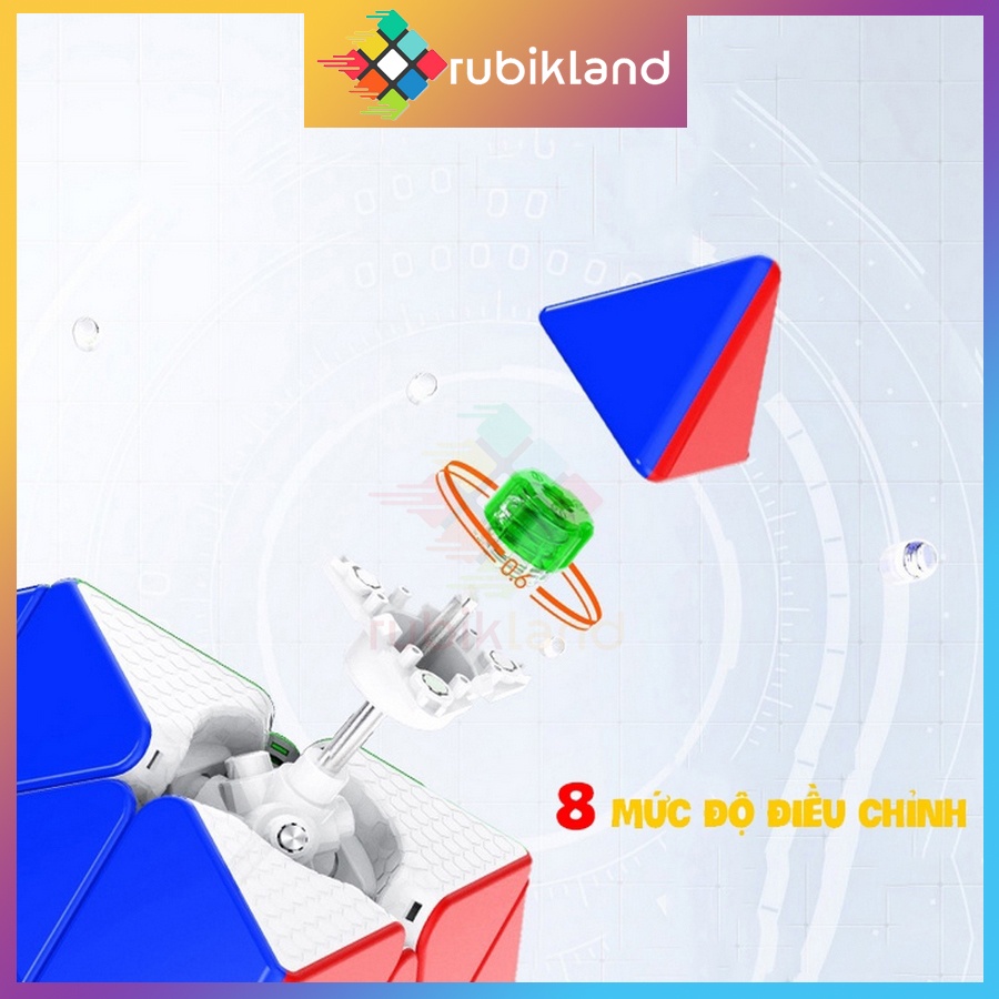 [Enhanced] Rubik Gan Pyraminx M Stickerless Rubic Tam Giác Nam Châm Flagship Pyramid Kim Tự Tháp Đồ Chơi Trí Tuệ Trẻ Em