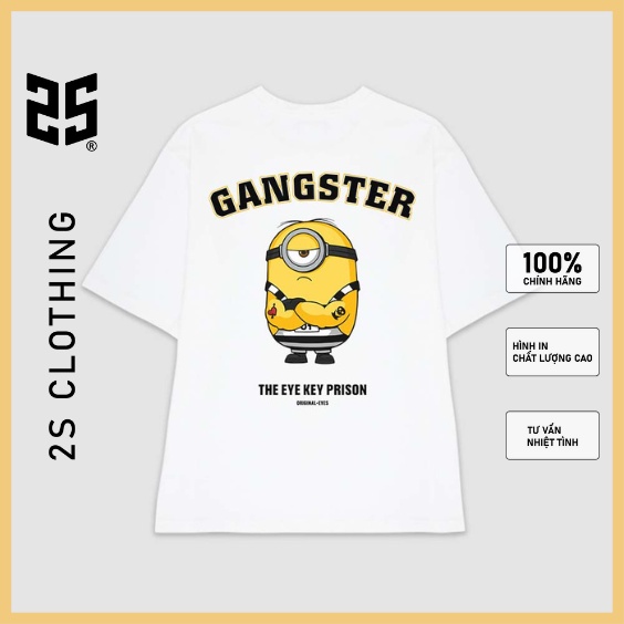 Áo Phông Form Rộng Nam Nữ "Minion" 2S Official, áo phông unisex oversize local brand giá rẻ SG56