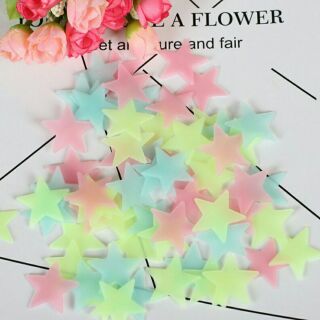 Set 100 sao dạ quang phát sáng