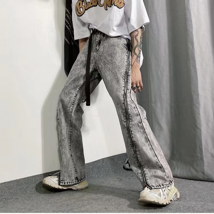 quần jean nam ống suông thời trang quần jean nữ trẻ tuổi unisex quần jean nam cao cấp phong cách Hàn Quốc quần baggy jean tiếng Nhật retro jeans