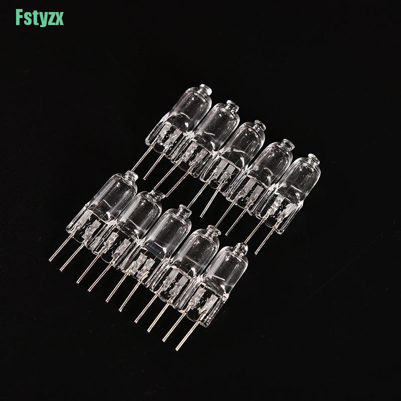 fstyzx 10X G4 JC Type Halogen Light Bulb Lamp 12V 10W