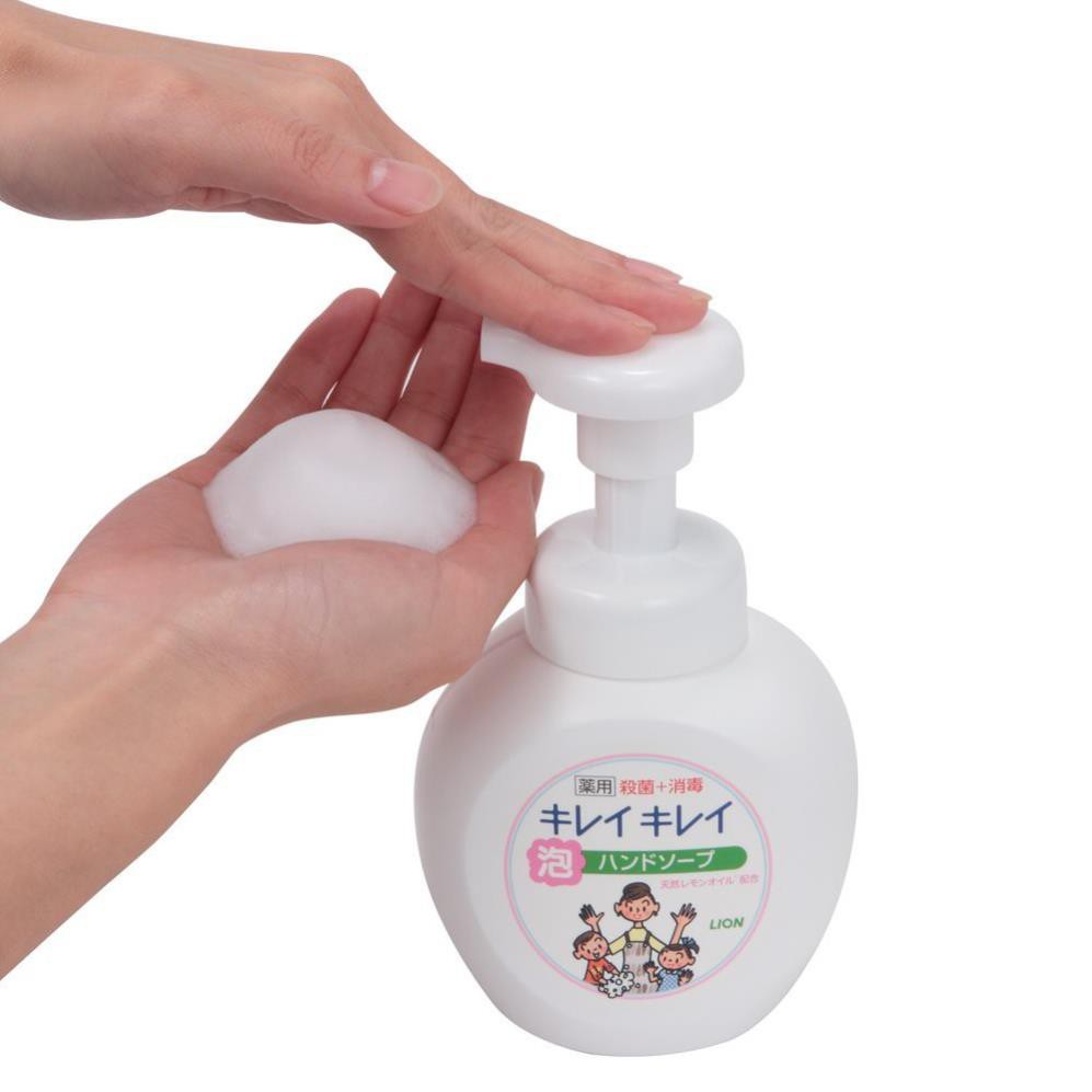 Nước rửa tay Lion Kirei Kirei chai tạo bọt 250ml